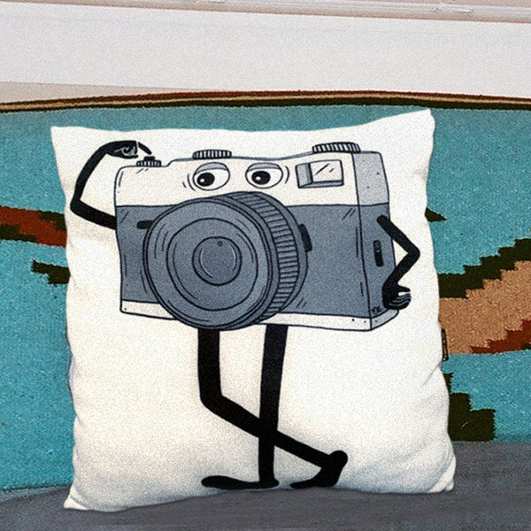 that camera man pillow