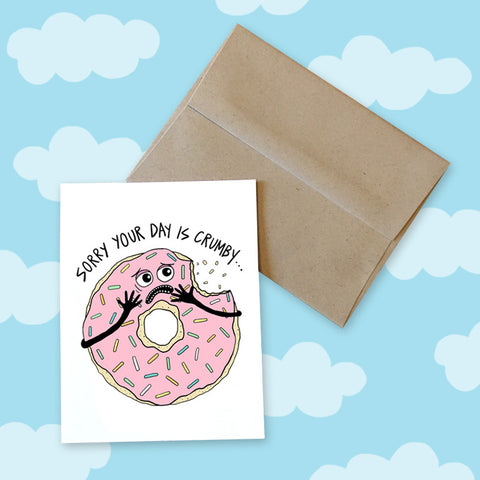 crumby day greeting card