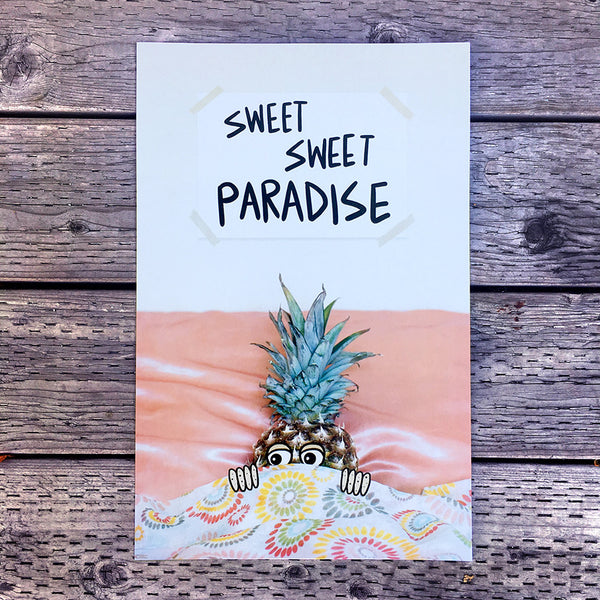sweet sweet paradise photo print